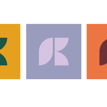 Bild på logotyper i olika färger